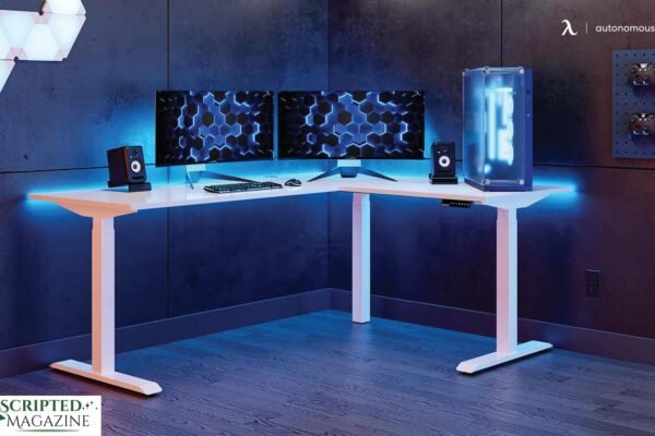 White Futuristic Engineering Gaming Setup