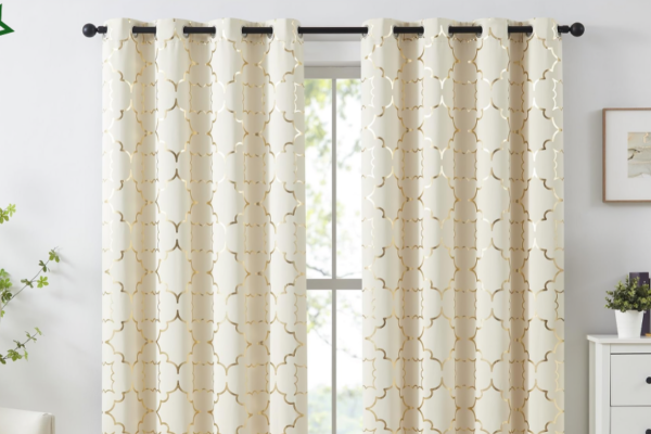 34x84 Patterned Blackout Curtains