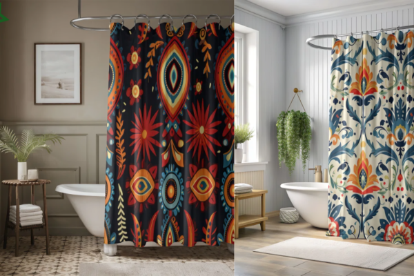 Boho Shower Curtain