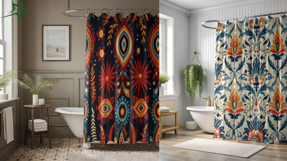 Boho Shower Curtain