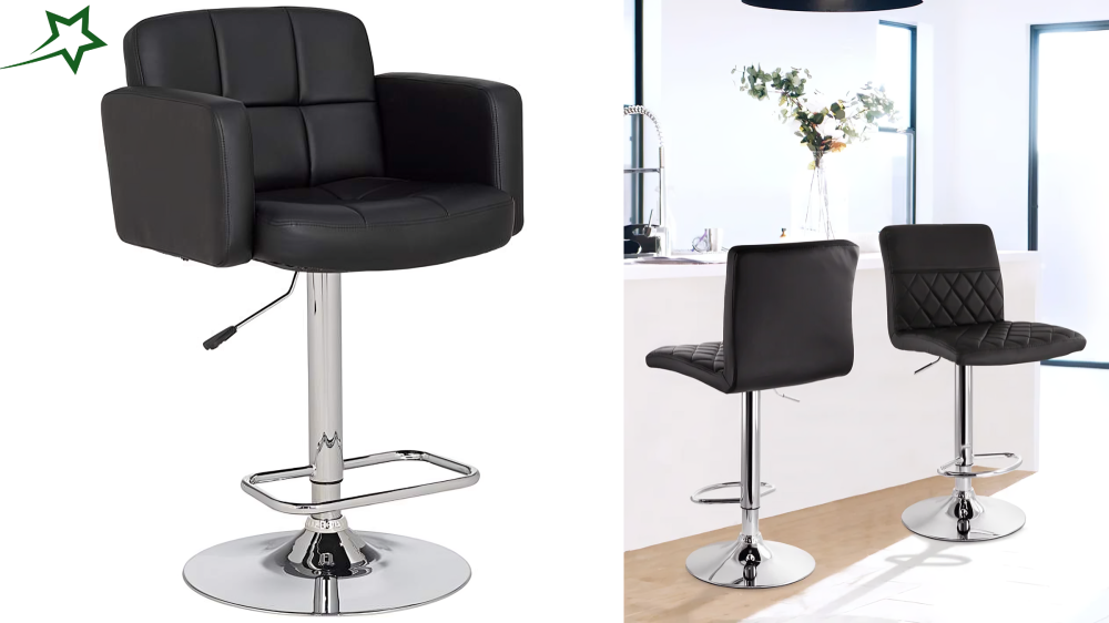 Leather Swivel Bar Stools