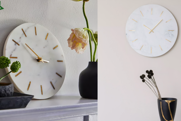 Marble Nakashi Wall Clock