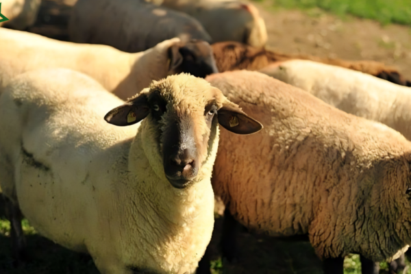 Suffolk Sheep Distinctive Markings