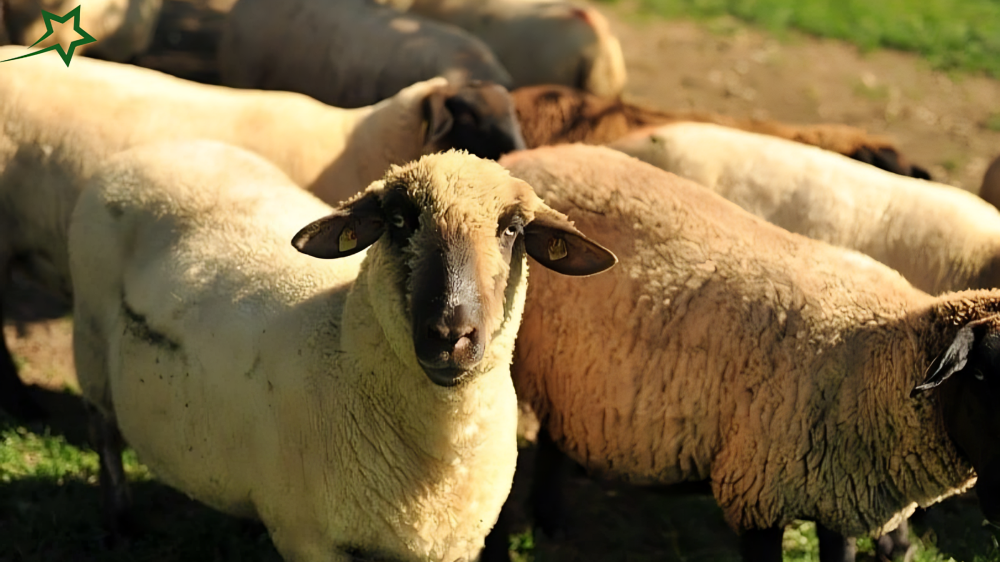 Suffolk Sheep Distinctive Markings