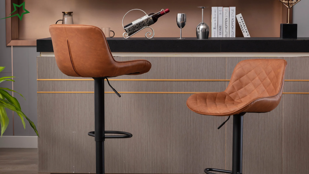 Leather Swivel Bar Stools