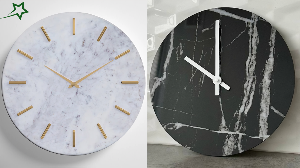 Marble Nakashi Wall Clock