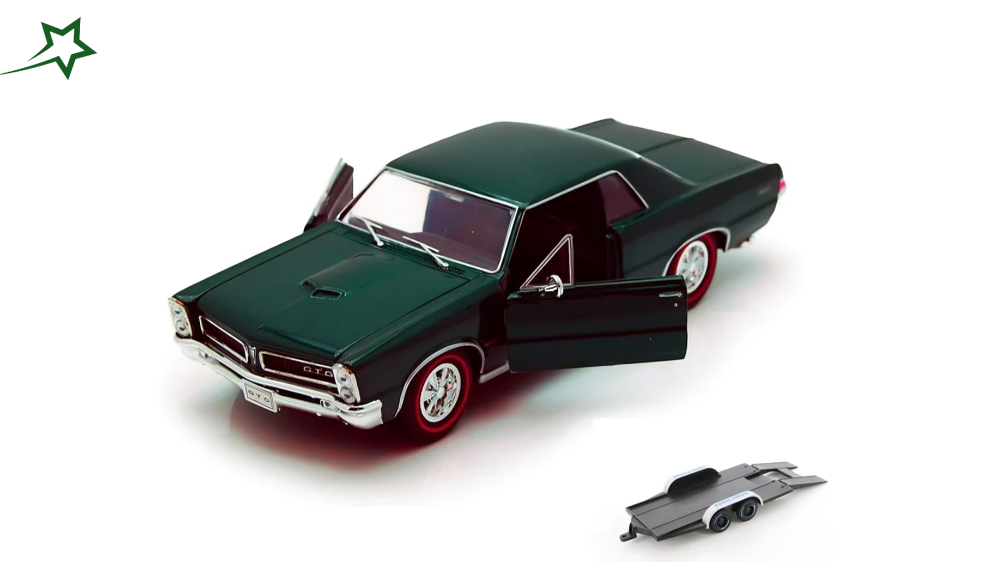 Maisto 1965 Teal GTO 1 18 Scale Diecast Car