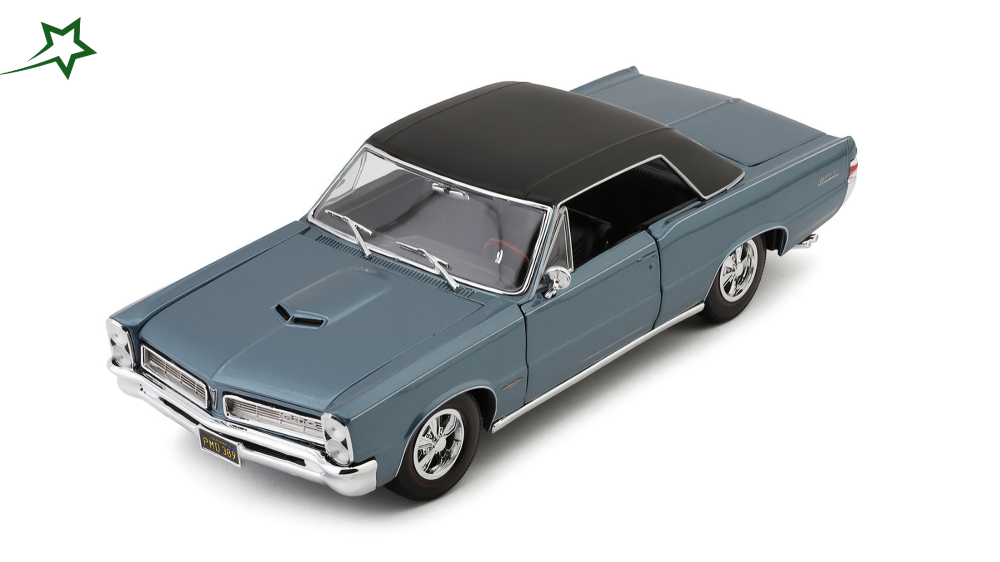 Maisto 1965 Teal GTO 1 18 Scale Diecast Car