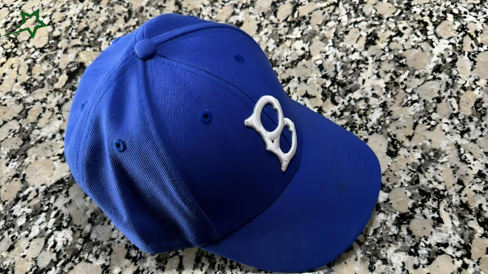 Brooklyn Dodgers Hat with White Button